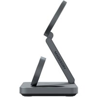 Беспроводное зарядное Magssory Yoga 3 в 1 Charging Station для Samsung Qi2 WCH017m (темно-серый) - Превью изображения №8 — Интернет-магазин Your Sale