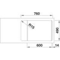 Blanco Zenar XL 6 S Compact 527368 (вулканический серый) Image #4