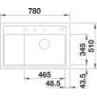 Blanco Zenar XL 6 S Compact 527368 (вулканический серый) Image #3