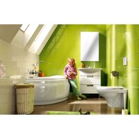 Cersanit Joanna 160x95 R (с ножками и экраном) Image #7