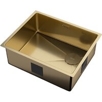 Кухонная мойка ZorG Zerox 54 U / IF Side SF PVD Gold - Превью изображения №2 — Интернет-магазин Your Sale