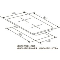Варочная панель Meferi MIH302BK Power - Превью изображения №10 — Интернет-магазин Your Sale