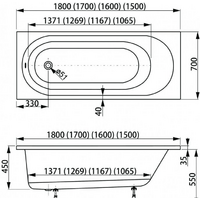 VagnerPlast Kasandra 180x70 Image #5
