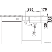 Blanco Solis 340/180-U 526128 (правая, полированная) Image #3