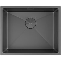 Кухонная мойка ZorG Zerox 54 U / IF Zurinox PVD Gunblack - Превью изображения №3 — Интернет-магазин Your Sale