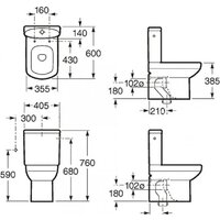 Roca Dama Senso Compacto 342518000+34151B000+ZRU9302991 Image #7