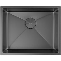 Кухонная мойка ZorG Zerox 54 U / IF PVD Gunblack - Превью изображения №3 — Интернет-магазин Your Sale