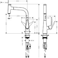 Смеситель Hansgrohe Talis Select S 72822000 - Превью изображения №2 — Интернет-магазин Your Sale