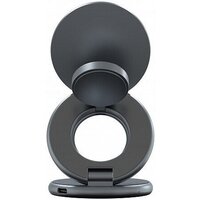Беспроводное зарядное Magssory Signature Disc Pro для Apple 3 в 1 WCH073 (темно-серый) - Превью изображения №3 — Интернет-магазин Your Sale