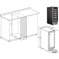 Винный шкаф Temptech WP2DQ60DCS - Превью изображения №8 — Интернет-магазин Your Sale