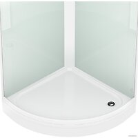 Душевая кабина Domani-Spa Simple 99 Eco DS01EcSm99LWCl00-V1.2 (белый/прозрачное стекло) - Превью изображения №2 — Интернет-магазин Your Sale
