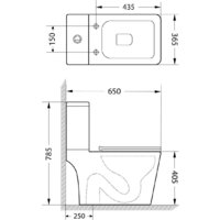 Lauter W09 S-TRAP с жестким сиденьем и микролифтом 21900004 (вертикальный выпуск) Image #13
