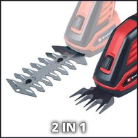 Кусторез + ножницы Einhell GC-CG 3,6/70 Li WT 3410365 (с 1-им АКБ) - Превью изображения №2 — Интернет-магазин Your Sale