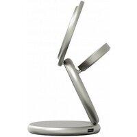 Беспроводное зарядное Magssory Signature Disc Pro для Apple 3 в 1 WCH073 (титановый) - Превью изображения №4 — Интернет-магазин Your Sale