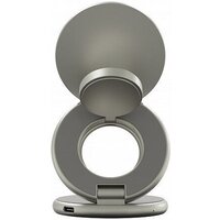 Беспроводное зарядное Magssory Signature Disc Pro для Apple 3 в 1 WCH073 (титановый) - Превью изображения №3 — Интернет-магазин Your Sale