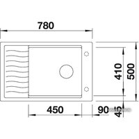 Blanco Elon XL 6 S (темная скала) Image #2