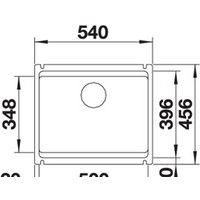 Blanco Etagon 500-U (глянцевый магнолия) 525150 Image #2