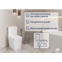 Lauter W09 S-TRAP с полипропиленовым сиденьем и микролифтом 21900003 (вертикальный выпуск) Image #2