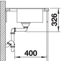 Blanco Zenar 45 S-F (правая, темная скала) Image #4