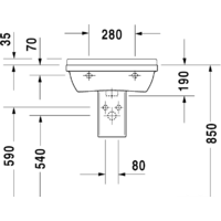 Duravit Starck 3 55x43 (0300550000) Image #3