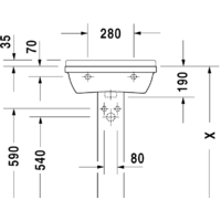 Duravit Starck 3 55x43 (0300550000) Image #4