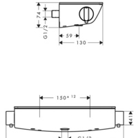 Hansgrohe Ecostat Select 13111000 (хром) Image #2