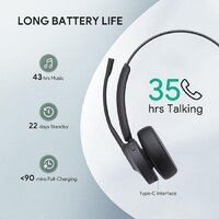 Офисная гарнитура Yealink BH70 Mono UC USB-C/A - Превью изображения №5 — Интернет-магазин Your Sale