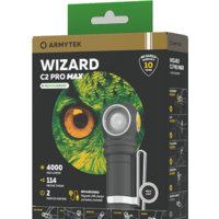 Фонарь Armytek Wizard C2 Pro Max Magnet USB (белый) - Превью изображения №7 — Интернет-магазин Your Sale