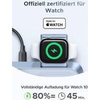 Беспроводное зарядное Ugreen MagFlow 3-in-1 W711 55677 (голубой) - Превью изображения №5 — Интернет-магазин Your Sale
