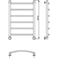 Luxon R 80x40 (нижнее подключение) Image #2