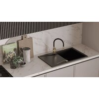 Кухонная мойка Kernau KGS J 5079 1B1D Deep Black - Превью изображения №3 — Интернет-магазин Your Sale