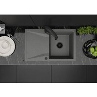 Кухонная мойка Kernau KGS J 5079 1B1D Graphite - Превью изображения №2 — Интернет-магазин Your Sale