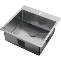Кухонная мойка ZorG Zerox 51 IF Steel - Превью изображения №2 — Интернет-магазин Your Sale