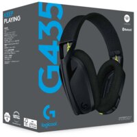 Наушники Logitech G435 Lightspeed (черный/неоновый желтый) - Превью изображения №5 — Интернет-магазин Your Sale