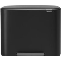 Brabantia Bo Pedal Bin 3 x 11л (черный матовый)