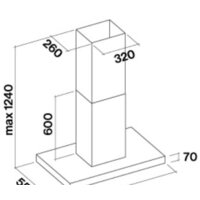 Falmec Plane Island 800/1280 м3/ч (черный) Image #2