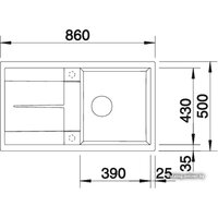 Blanco Metra 5 S (темная скала) [518871] Image #2