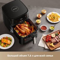 Аэрогриль (аэрофритюрница) Dreame Air Fryer AF10 (черный) - Превью изображения №7 — Интернет-магазин Your Sale