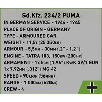 Конструктор Cobi Historical Collection WWII Sd Kfz 234/2 Puma - Превью изображения №7 — Интернет-магазин Your Sale