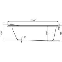 Santek Тенерифе 150x70 без гидромассажа [WH302213] Image #3