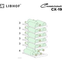 Винный шкаф Libhof Connoisseur CX-19 (черный) - Превью изображения №3 — Интернет-магазин Your Sale