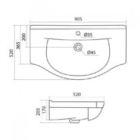 Onika Тумба с умывальником Эльбрус 90.13 + Эльбрус 109016 + 1WH110790 Image #6