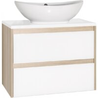 Style Line Тумба под умывальник Монако МДФ 75 (подвесная, со столешницей)