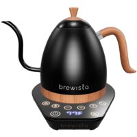 Brewista Artisan Gooseneck 1л (черный/дерево)