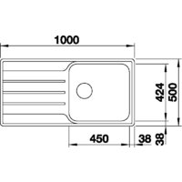 Blanco Lemis XL 6 S-IF 523034 (серебристый) Image #3