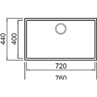 Elleci Quadra 130 Undermount Nero G40 Image #2