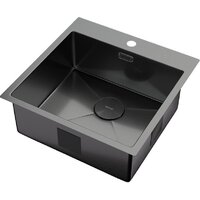 Кухонная мойка ZorG Zerox 51 IF PVD Gunblack - Превью изображения №2 — Интернет-магазин Your Sale