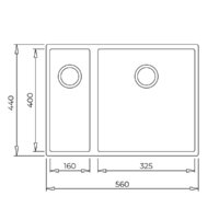 TEKA Square 2B 560 TG (серый камень) Image #2