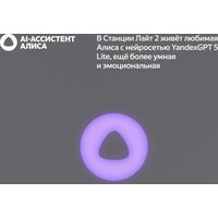 Умная колонка Яндекс Станция Лайт 2 (серый) - Превью изображения №7 — Интернет-магазин Your Sale
