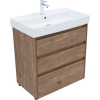 Aquanet Тумба под умывальник Nova Lite 75 302474 (дуб рустикальный) Image #6